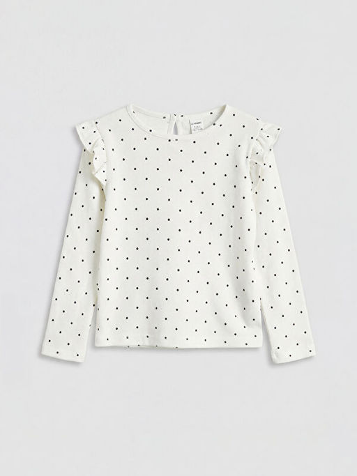 Puantiyeli K?z ?ocuk 3l? Tak?m