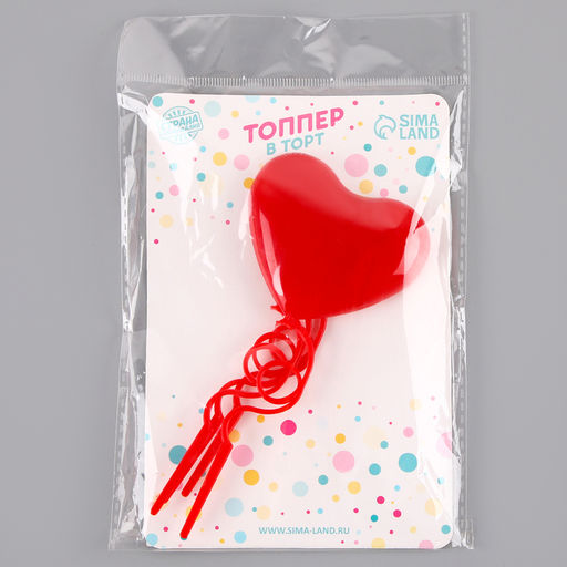 Набор для украшения Сердца, цвет красный - Страна карнавалия фото 5