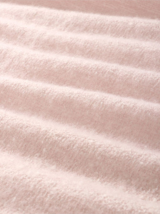 Плед с бахромой «Этель» Light pink, 135×180 см, светло-розовый