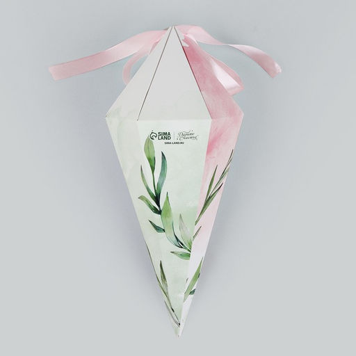 Цена за 5 шт. Переноска - шестиугольник для цветов Для тебя!, белая 15 х 35 х 15 см - Дарите счастье фото 6