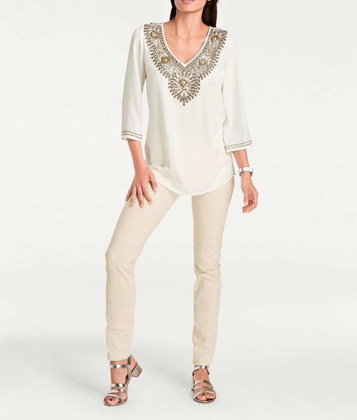 Туника, белая - Ashley brooke фото 7