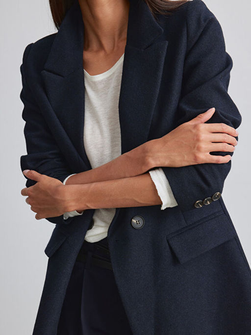 Regular Fit Kad?n Ka?e Blazer Ceket
