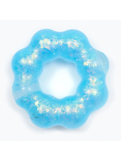 Антистресс игрушка «Колечко», мялка с блёстками, МИКС