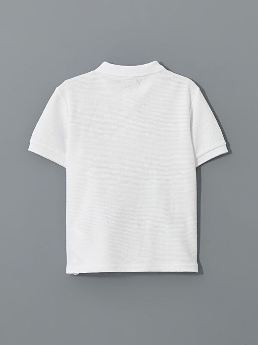 Polo Yaka Dokulu Erkek ?ocuk Ti??rt - Waikiki фото 3