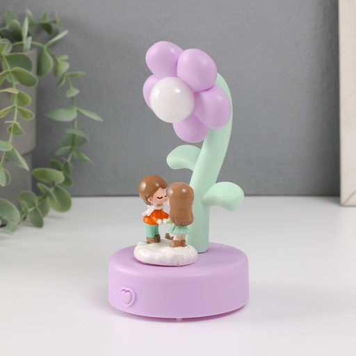 Фигурка светящаяся Малыши под цветочком, 8?8?15 см, МИКС