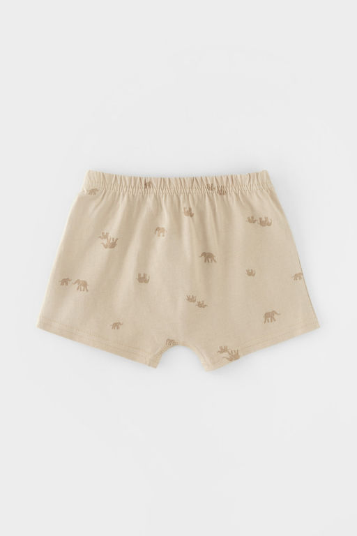 Crockid _ К 1930-2уп/морская пена,тем.бежевый,слонята трусы для мал