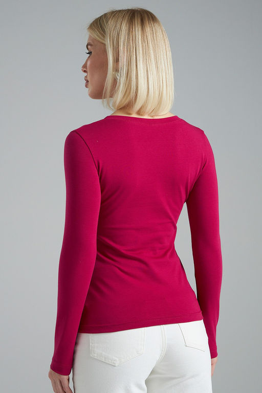 Лонгслив облегающий повседневный skims