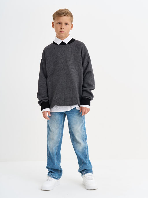 Черный джемпер для мальчика
