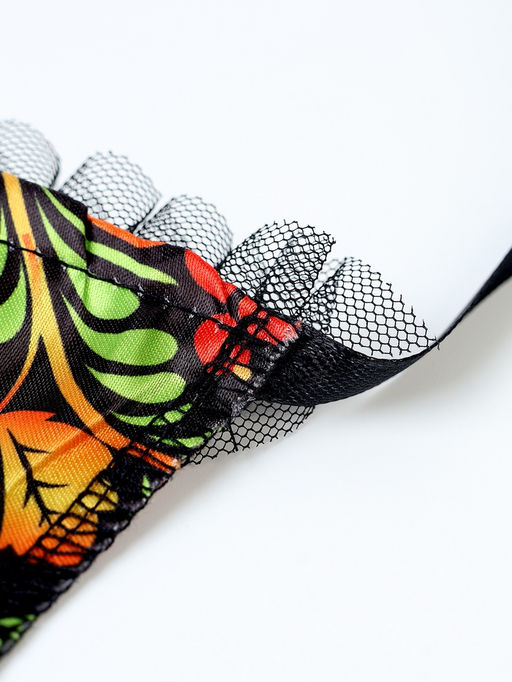 Карнавальный набор «Народная краса»: юбка р-р. 40-48, воротник, повязка, цвет чёрный