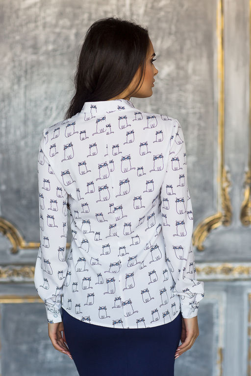 02-588 Блуза - Guinda фото 4