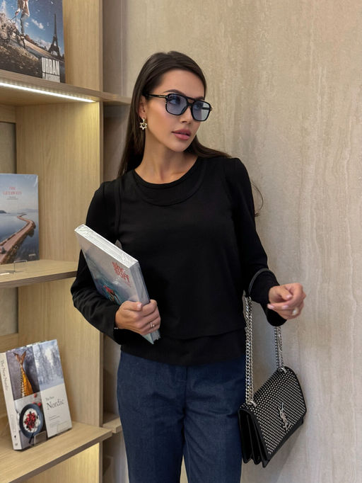 Джемпер AURA 2180-176 чёрный