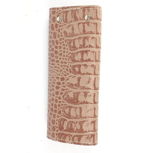 Футляр для ключей Croco-кл-509 (на 6 ключей) натуральная кожа бежевый кайман (79) 265311  фото 2