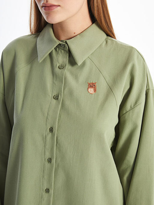 Nak??l? Oversize Kad?n G?mlek Tunik