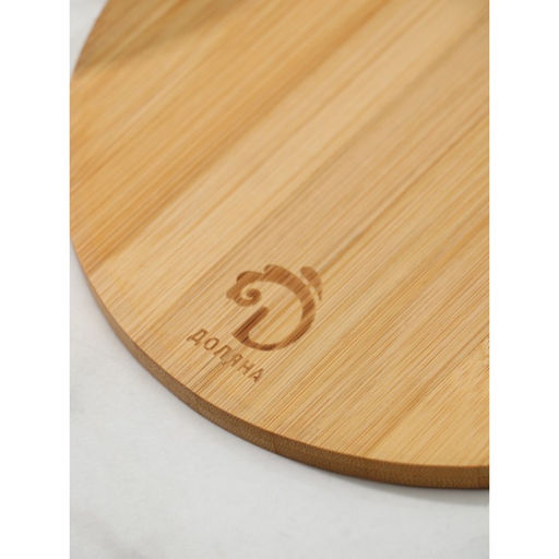 Маслёнка-сырница Доляна, d=19 см, бамбук  фото 4