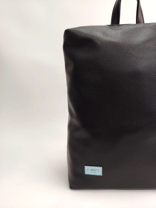 Рюкзак Модель №1307 | кожзам | гладкий | черный | Р820-1 | 26055 - L-craft фото 2