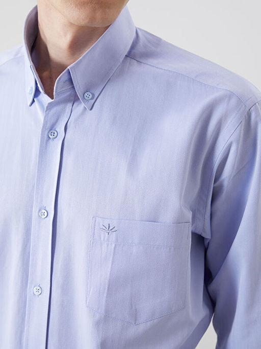 Regular Fit Uzun Kollu Gabardin Erkek G?mlek