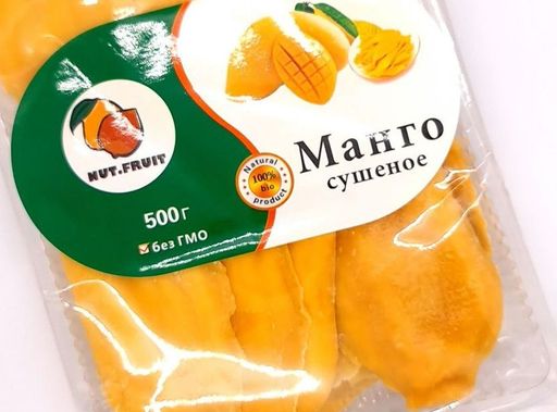 Манго сушеное - 500г без сахара