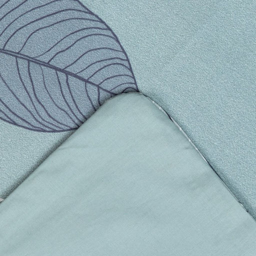 Постельное бельё Этель Евро Mint leaves, пододеяльник 200х217 см, наволочки 50х70 см 2 шт, 100% хлопок  фото 16
