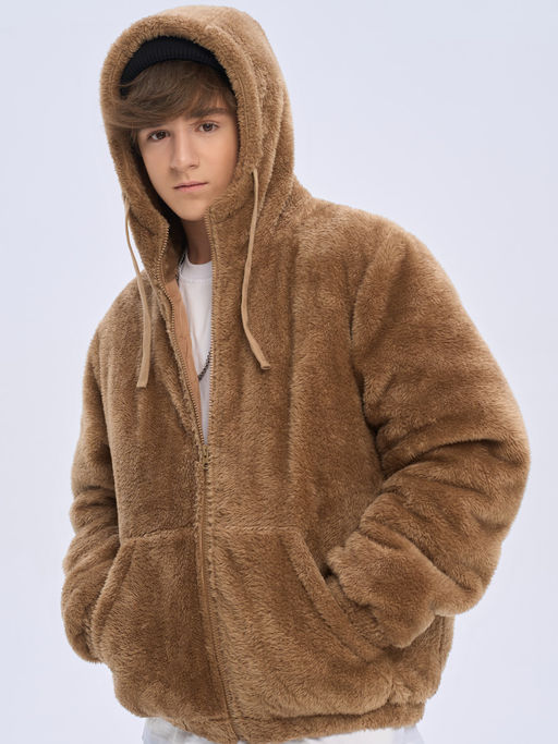 Куртка плюшевая утепленная