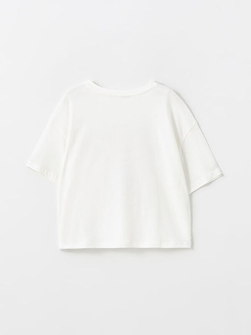 Bisiklet Yaka K?z ?ocuk Ti??rt