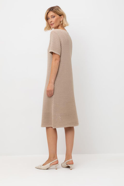 ЕВ 527/бежевый платье жен