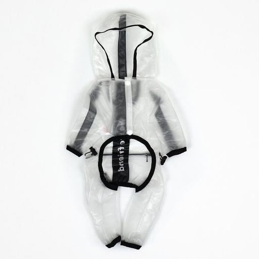 Дождевик-комбинезон для собак, р-р 6ХL (ДС 58, ОГ 86,5, ОШ 66 см, вес 50-60 кг), прозрачный 9382374 - Simaland фото 23