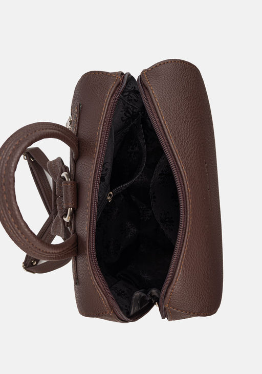 Рюкзак Модель №1528 | кожзам | зернистая | коричневый | Р900-2 | 31844 - L-craft фото 5