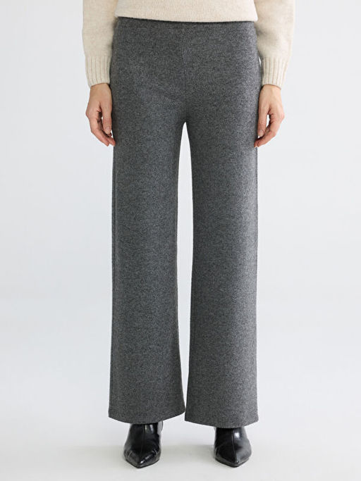 Beli Lastikli Kad?n Triko Pantolon