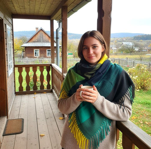 Платок из кашемира, мультицвет - Greta фото 2