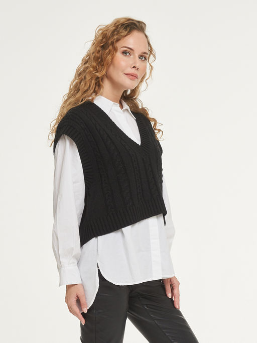 Жилет женский 5222-1701. 9500 черный