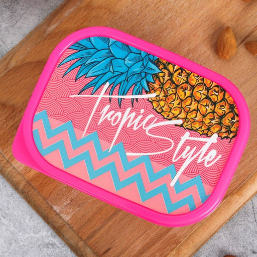 Цена за 2 шт. Ланч - бокс прямоугольный Tropic Style, 500 мл