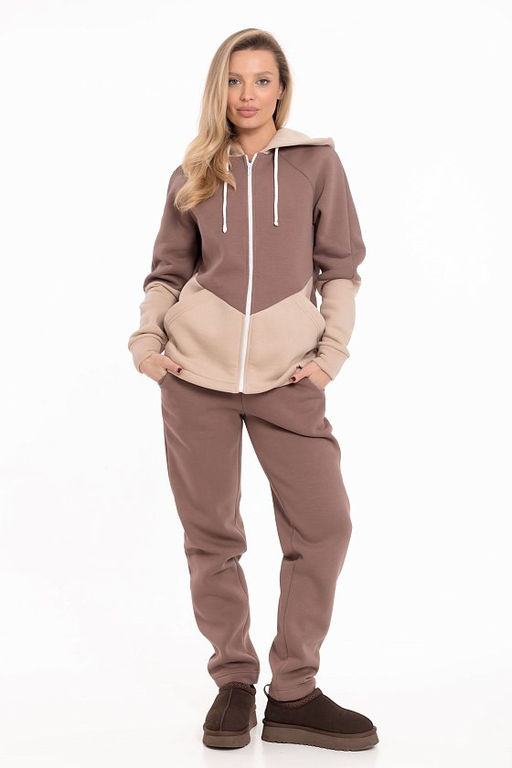 Костюм М324239кб коричневый/бежевый