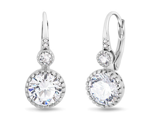 Серьги, куб.циркон., ТЦС-140