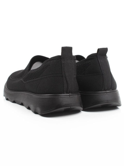 05-TEX-D03-07 BLACK Полуботинки спортивные летние мужские (текстиль)