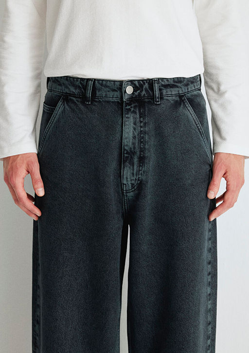 Bern MV91 Street Puslu Vintage Antrasit Jean Pantolon - Mavi фото 8