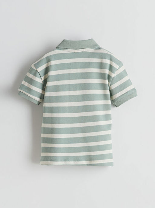 Erkek Bebek ?izgili Polo Yaka Ti??rt