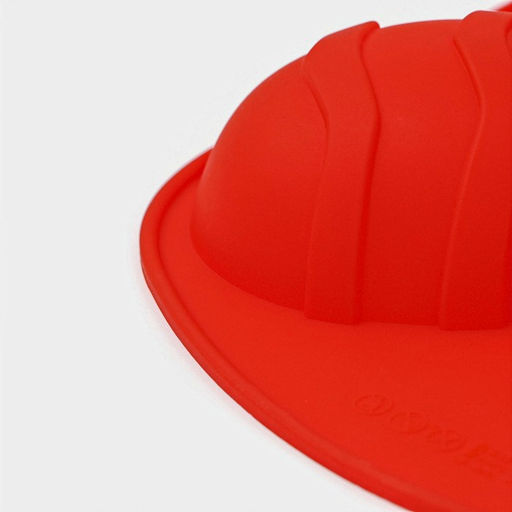 Форма силиконовая для выпечки Доляна Пасха. Пасхальные яйца, 32,5?19,5 см, 6 ячеек (9,7?6,8 см), цвет красный  фото 5