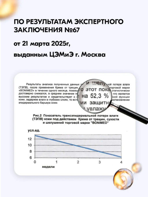 Крем для тела от сухости и трещин Bonimed, 125 мл Boni-0101