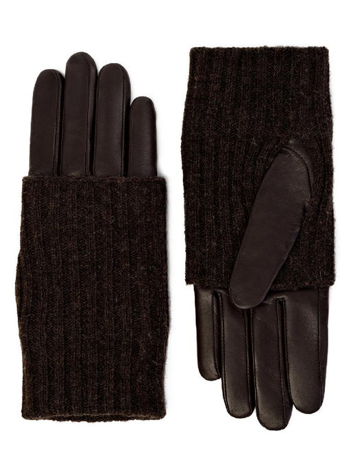Перчатки женские ш+каш. IS01331 d.brown - Eleganzza фото 7
