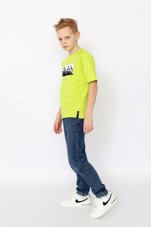 CRB wear/ CSJB 63792-36-403 Футболка для мальчика,лайм/Ex.Cherubino  фото 2