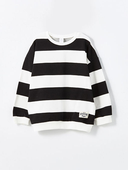 Bisiklet Yaka Erkek ?ocuk Sweatshirt ve E?ofman Alt 2li