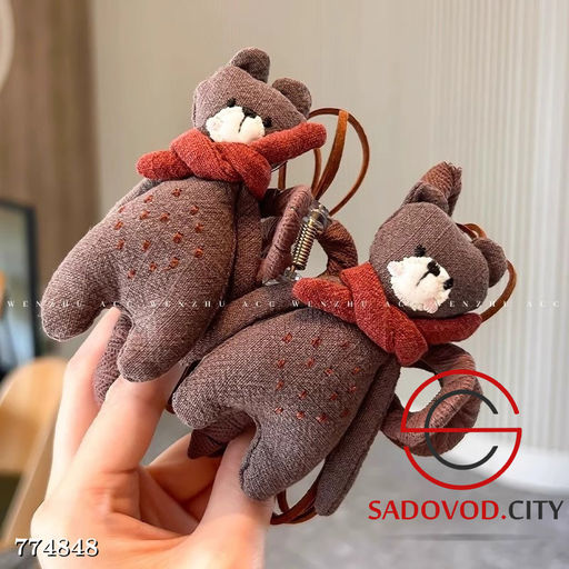 Медведь заколка для волос