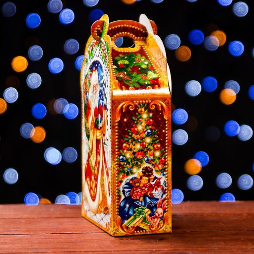 Цена за 10 шт. Подарочная коробка Дед Мороз 11,1 х 5,8 х 20,5 см - Simaland фото 4