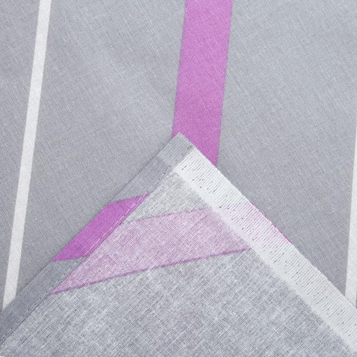 Простыня 2 спальная Этель Сиренево-серые зигзаги, 200?220 см, поплин  фото 3