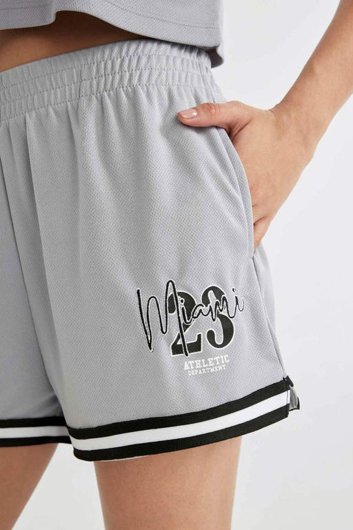 DeFactoFit Спортивные шорты стандартного кроя с принтом  фото 9