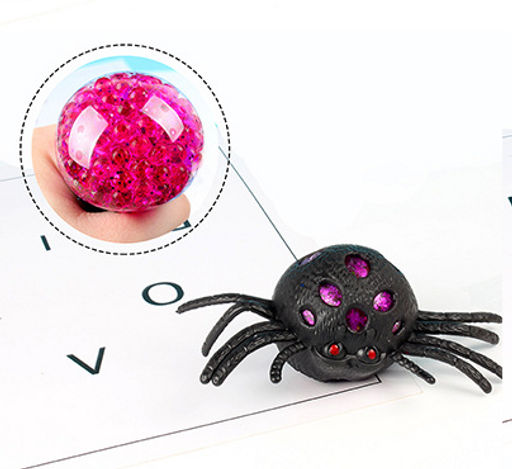 Мялка - антистресс Spider metallic, mix
