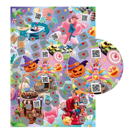 Плакат для пар со скретч-слоем Это по любви, 18+