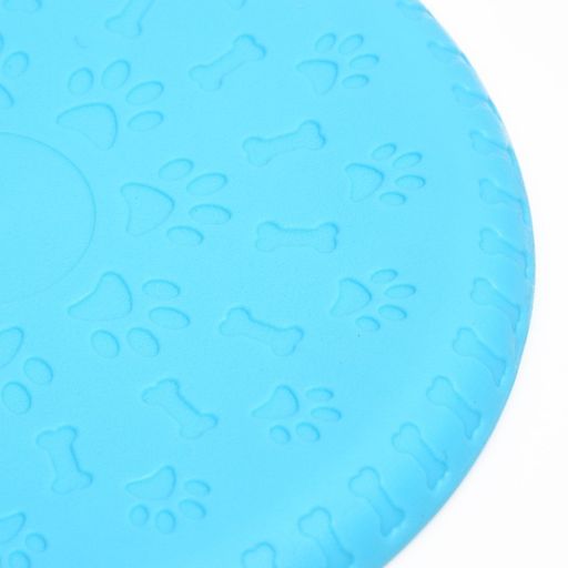 Фрисби Косточки и лапки, 18,6 см, термопластичная резина, голубой - Пижон фото 4
