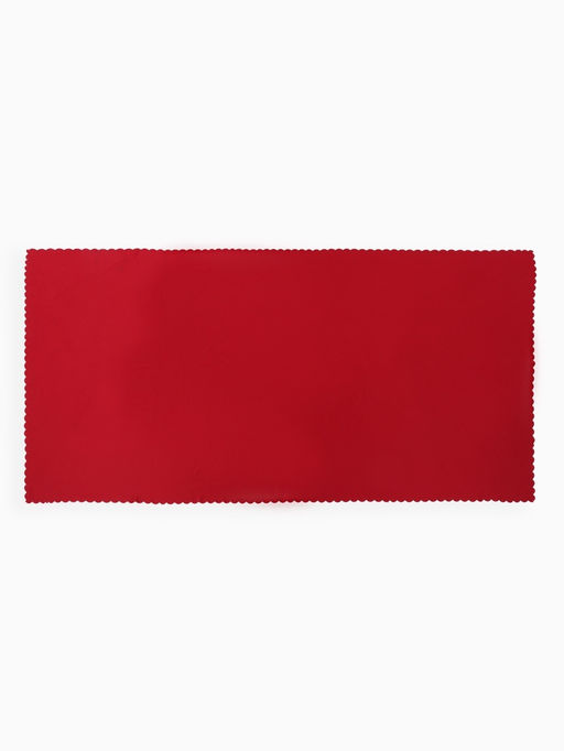 Скатерть Доляна, однотонная, 140?260 см, красная, 140 г/м?, 100% п/э