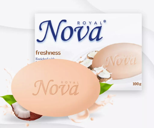 Мыло Туалетное "Royal Nova" 100гр Кокосовый рай в коробочке